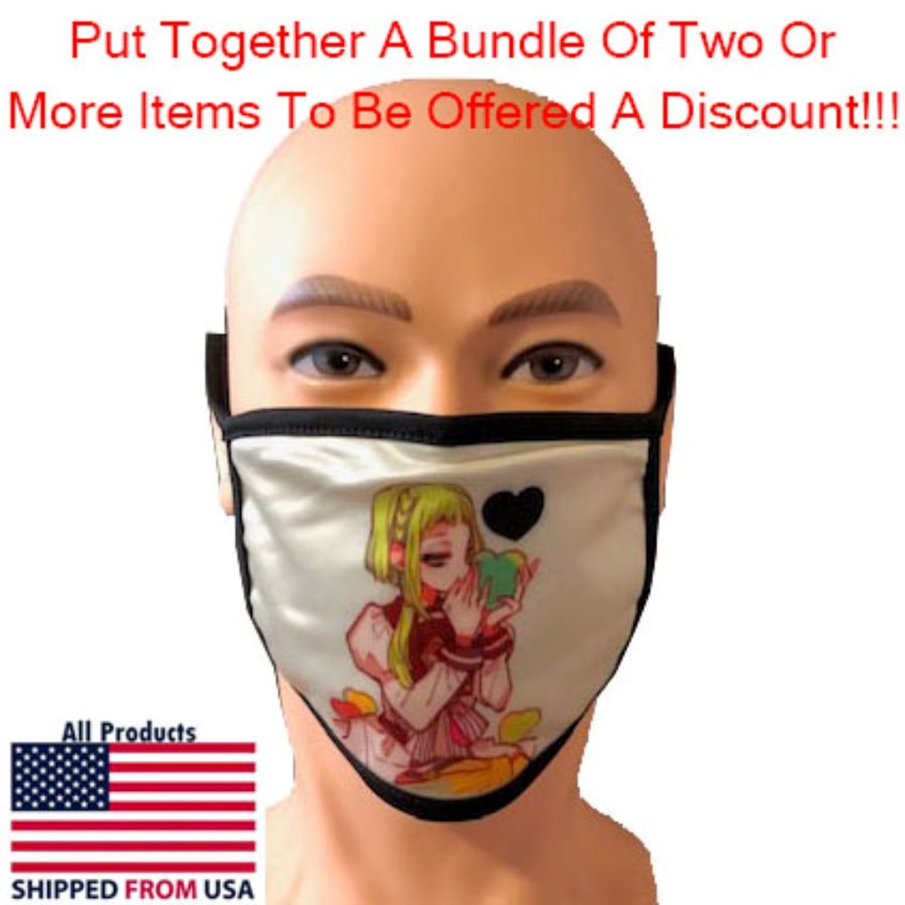 Washable Adult Anime Face Mask #17